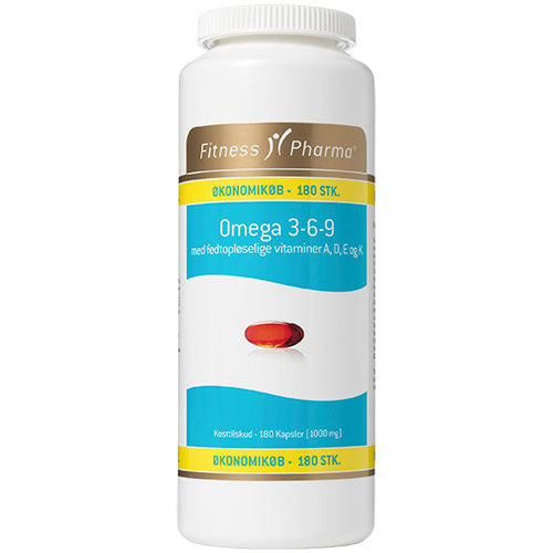 omega 3-6-9 med A, D, E og K-vitamin fra Fitness Pharma