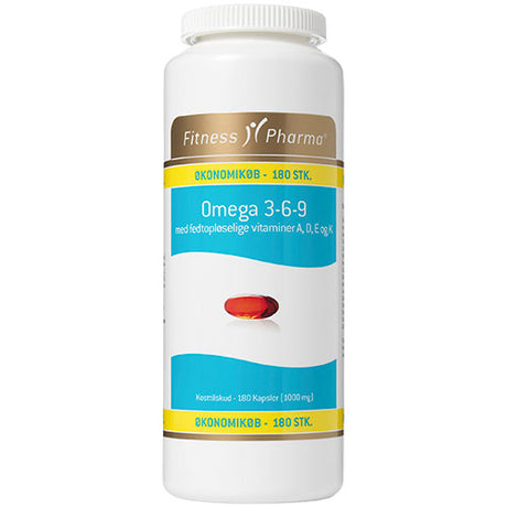 omega 3-6-9 med A, D, E og K-vitamin fra Fitness Pharma