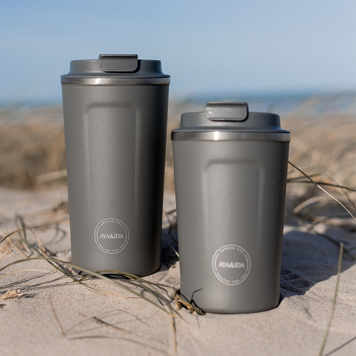 Termokrus Rustfritt Stål Mørk Grå fra AYA&IDA