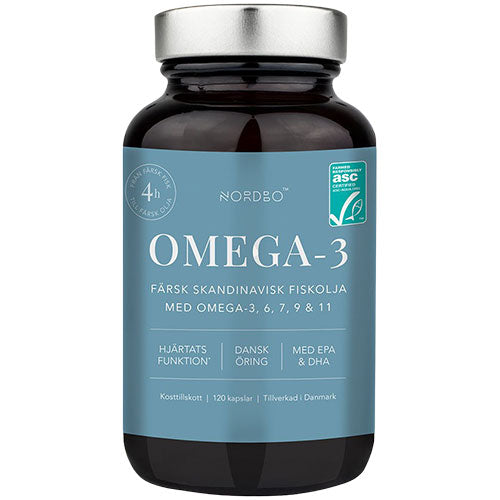 NORDBO Omega - 3 Kapsler | 120 kapsler fra NORDBO