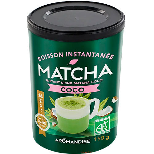 Aromandise Instant Kokos Matcha Latte Økologisk | 150 g
