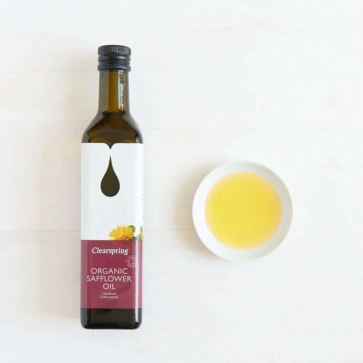 Tistelolje (Safflower Oil) Ø fra Clearspring