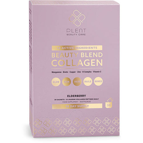 Beauty Blend Collagen - Svarthyll 30 x 5 gr fra Plent