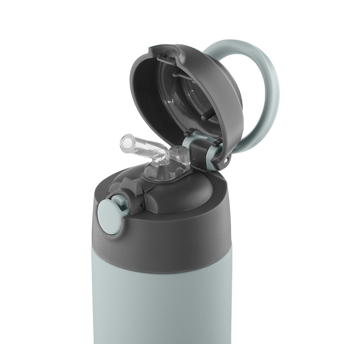 Barneflaske med sugerør - Mintgrønn fra AYA&IDA