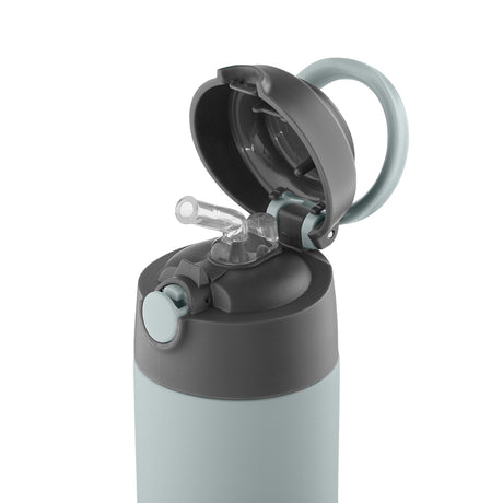 Barneflaske med sugerør - Mintgrønn fra AYA&IDA