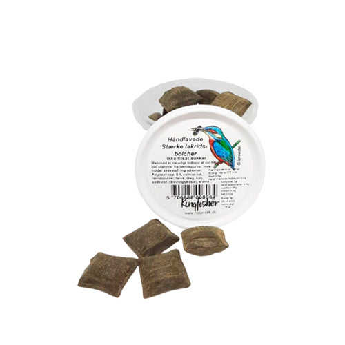 Lakrisdrops Ekstra Sterke fra Kingfisher