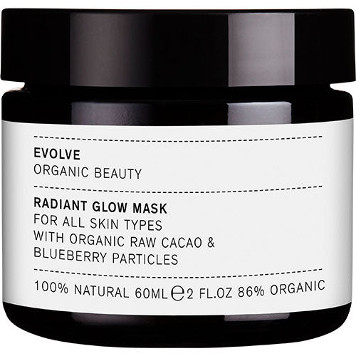 Radiant Glow Mask With Blueberry Particles fra Evolve