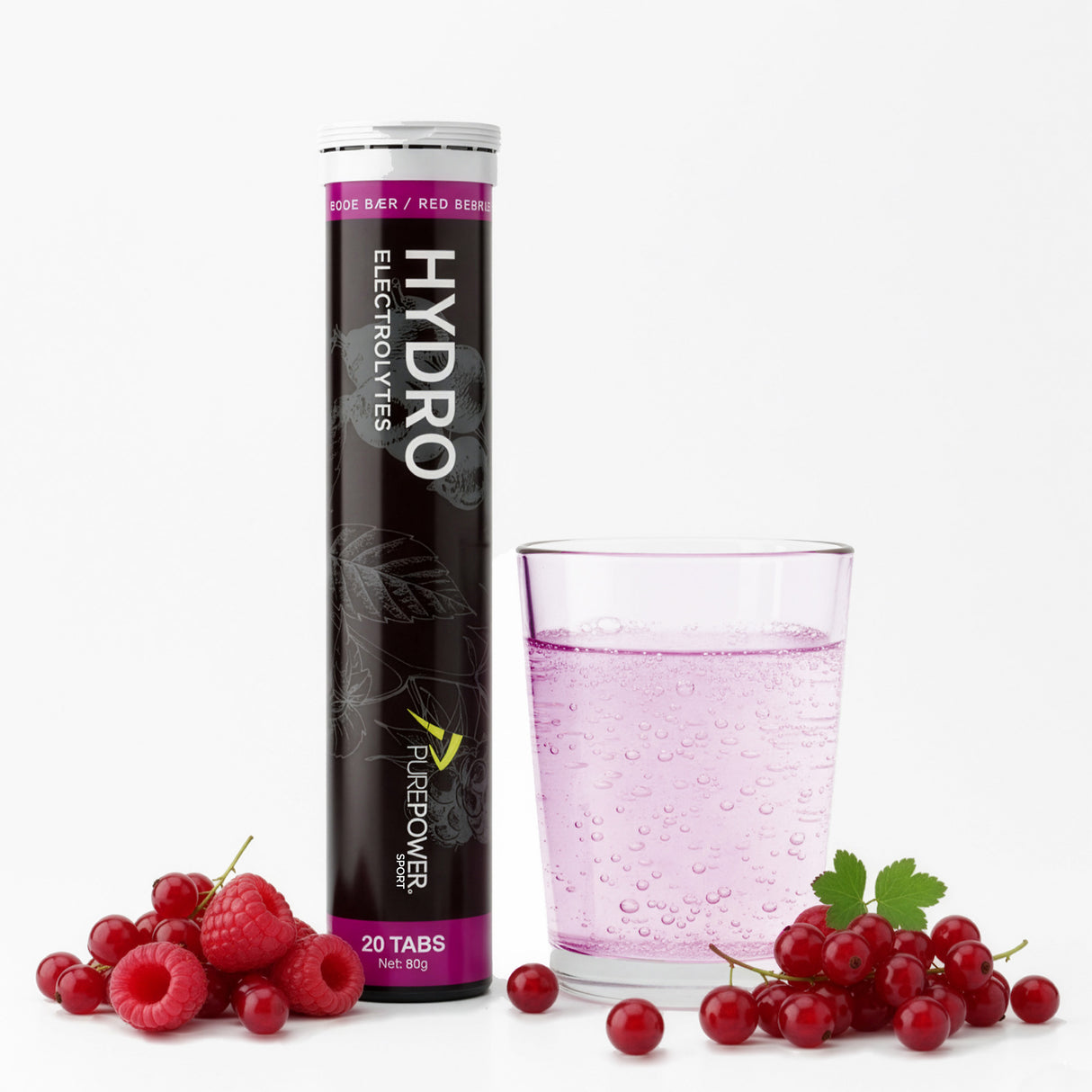 PurePower Hydro Elektrolytter | Røde Bær