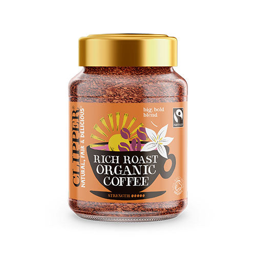 Instant Coffee Rich Roast Øko fra Clipper