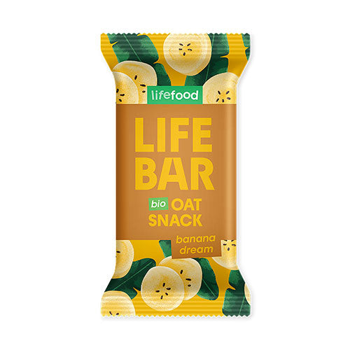 Glutenfri Havrebar Banana Dream Øko fra fra Lifefood
