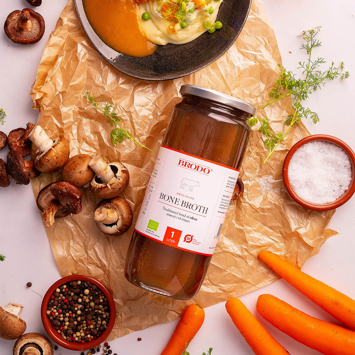 Bone Broth fra Okse - Øko fra Brodo