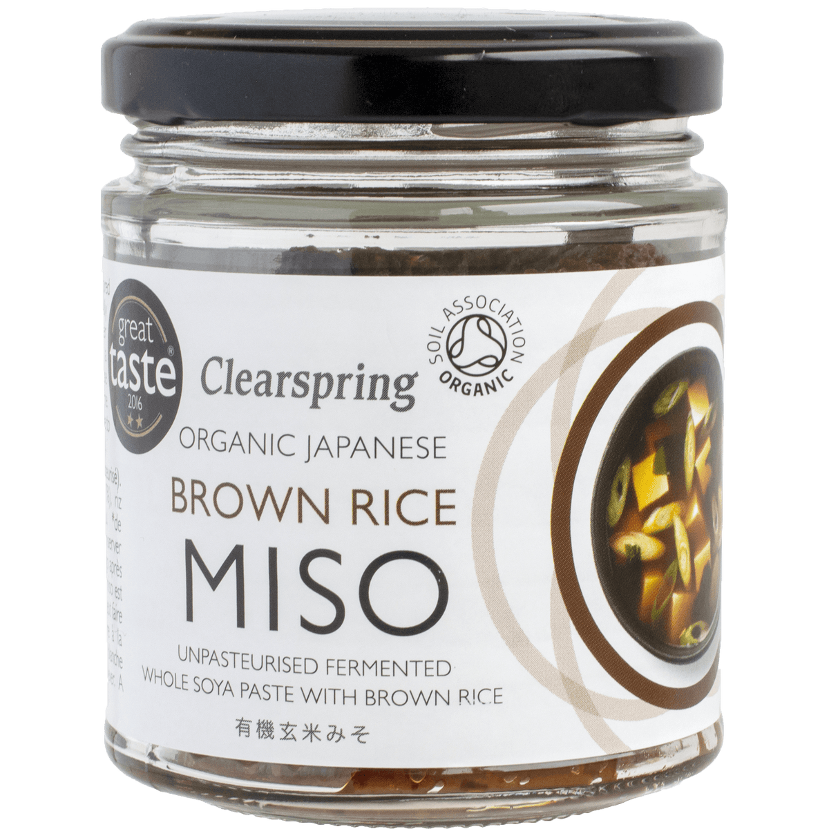 Clearspring Miso Brown Rice Upasteurisert Økologisk | 150 g