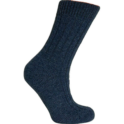 Merinostrømper Blå | Str. 35/38 fra Clemente