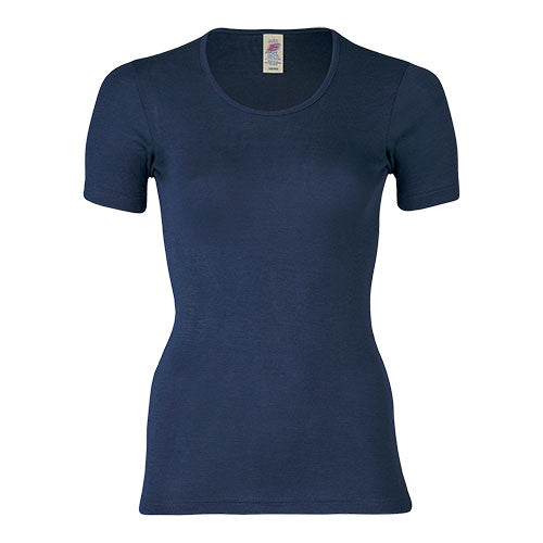 Engel Natur T-shirt, Navy | Str. 46/48 fra Engel Natur