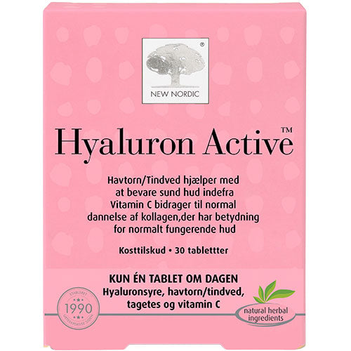 New Nordic Skin Care Hyaluron Active | 30 Tabl. fra New Nordic