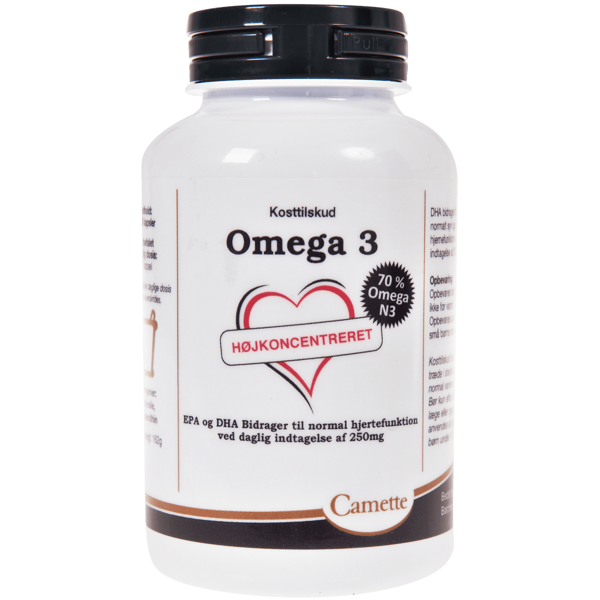 Camette Omega 3, Høykonsentrert | 120 Kapsler.
