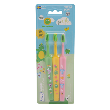 Good Barnetannbørster 0-3 år Mini Extra Soft fra TePe