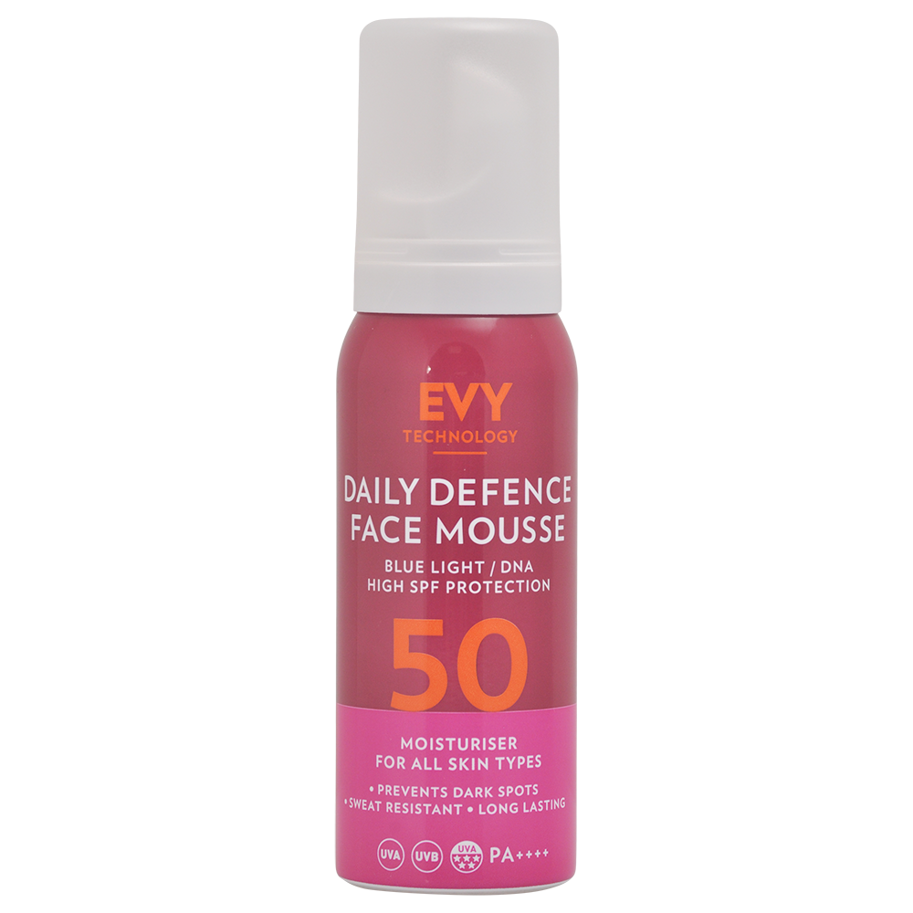 EVY Daily Defense Face Mousse SPF50 fra EVY Technology