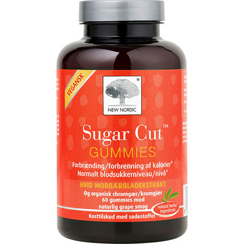 New Nordic Sugar Cut Gummies | 60 gummies fra New Nordic