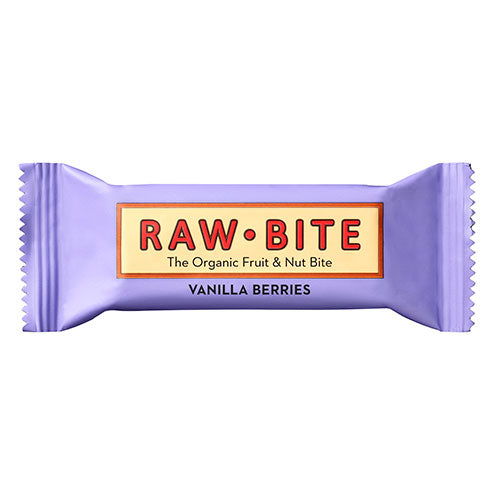 Glutenfri Bar Vanilla Berries 12-Pakke Øko fra RawBite