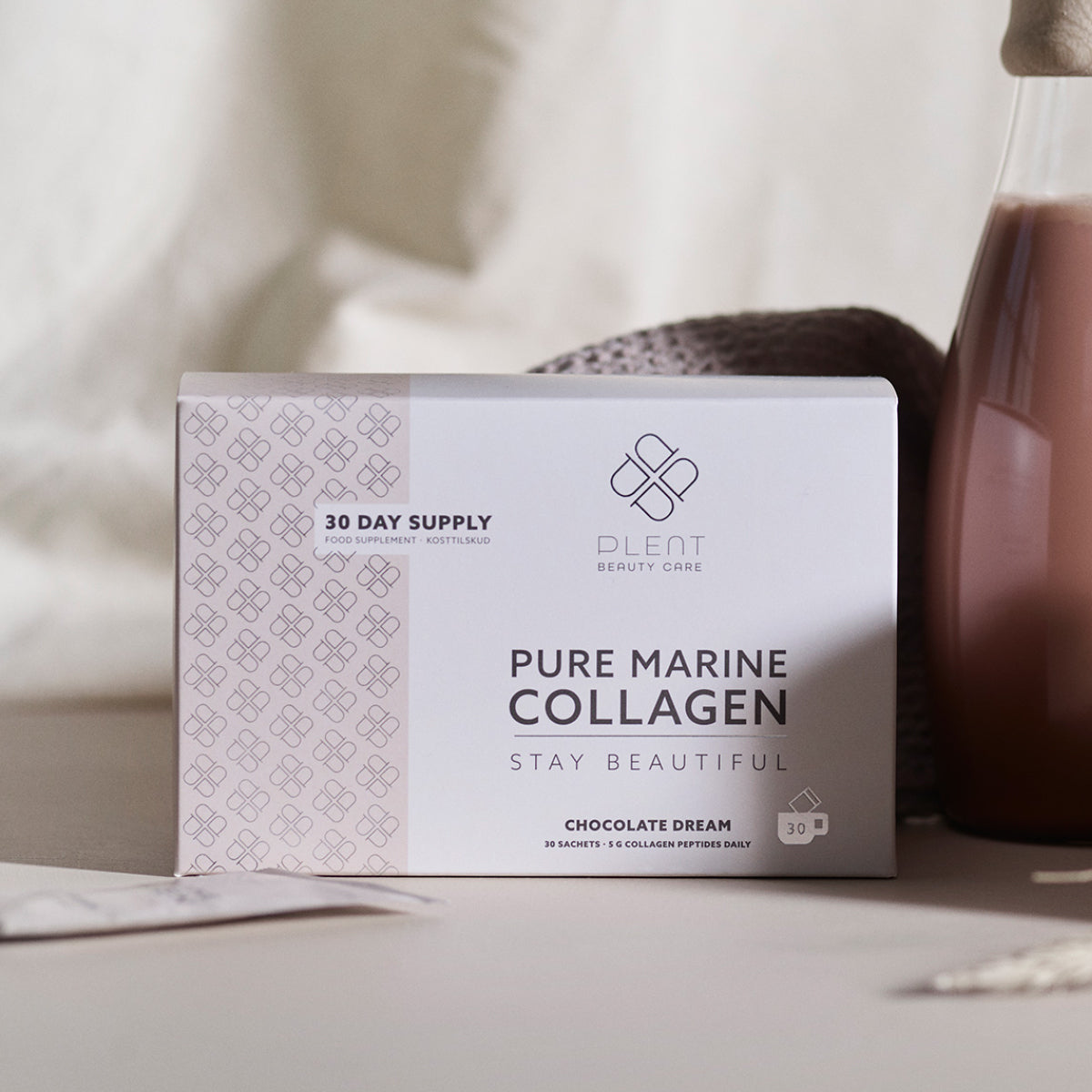 Pure Marine Collagen Pink Raspberry fra Plent