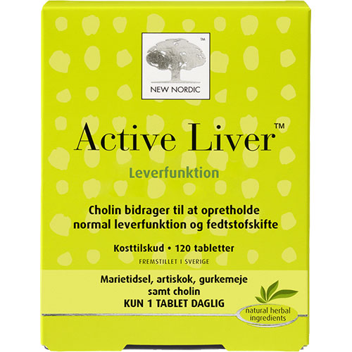 New Nordic Active Liver | 120 Tabl. fra New Nordic