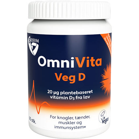 Biosym Omnivita Veg D | 60 kapsler fra Biosym