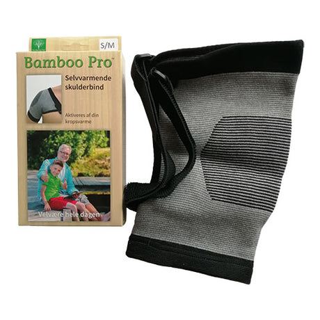 Bamboo Pro Skulderbind Selvvarm. | Str.S/M fra Bamboo Pro
