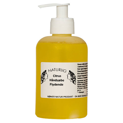 Håndsåpe Flytende Sitrus m. Pumpe fra Rømer
