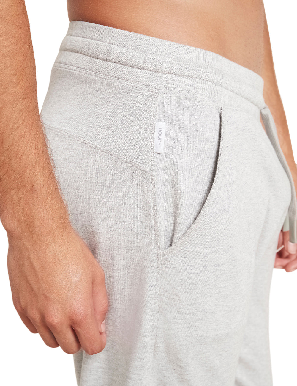 Boody Men´s Weekend Sweatpants Grey Marl | Str. S fra Boody