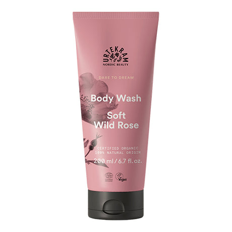 Urtekram Body Wash Soft Wild Rose | 200 ml fra Urtekram