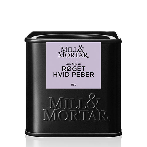 Røkt Hvit Pepper Øko fra Mill & Mortar