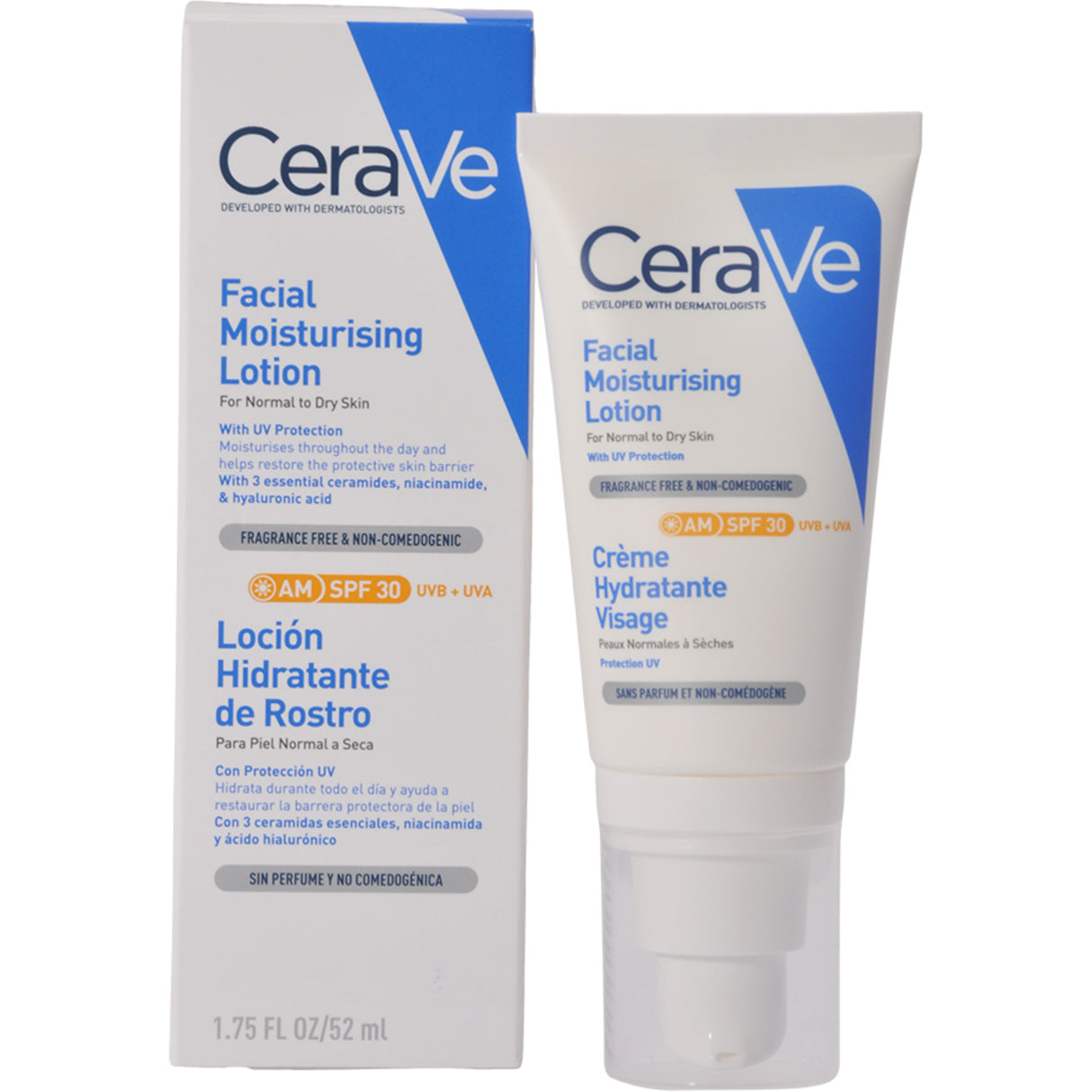 Facial Moisturising Lotion Am Spf30 fra CeraVe