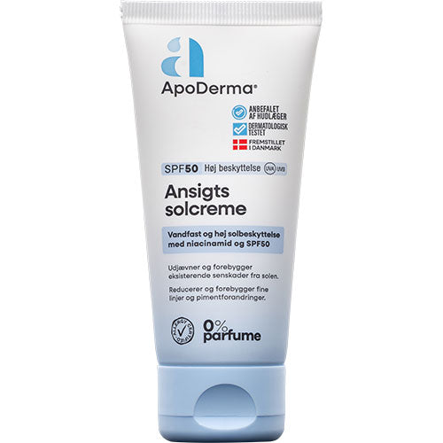 ApoDerma Ansiktssolkrem SPF 50 | 50 ml