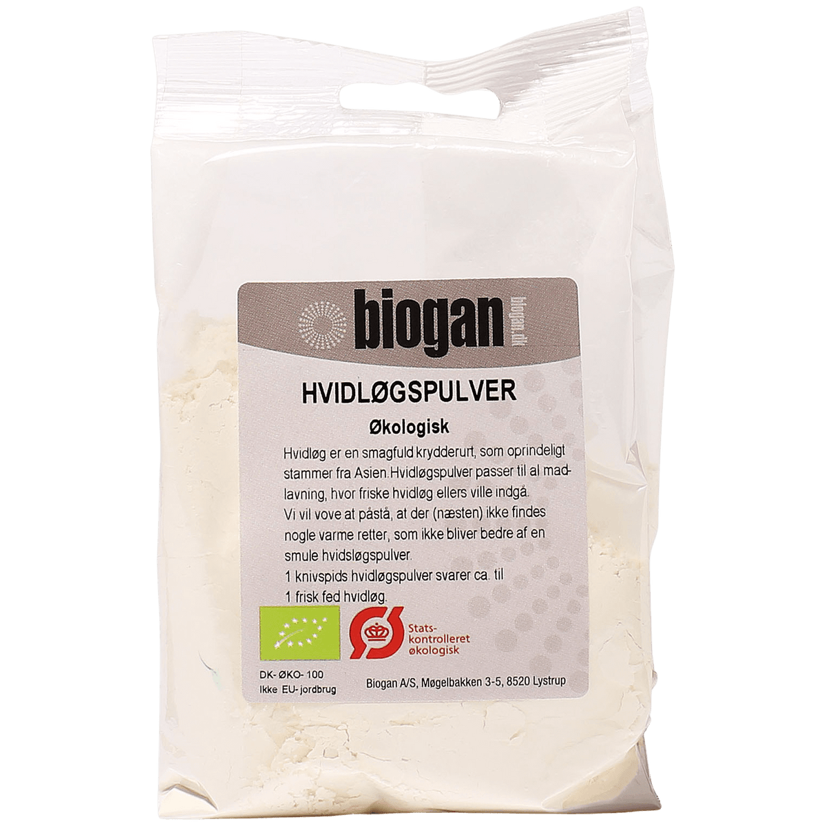 Biogan Hvitløkspulver Økologisk | 100 g