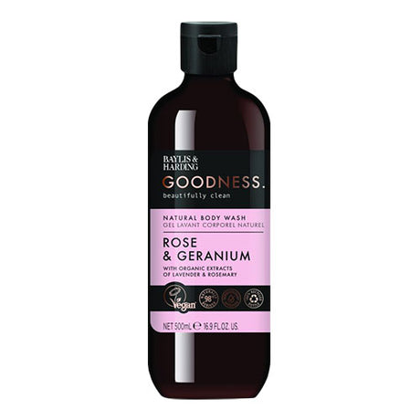 Baylis & Harding Body Wash (500 ml) | Rose & Geranium fra Baylis & Harding Goodness