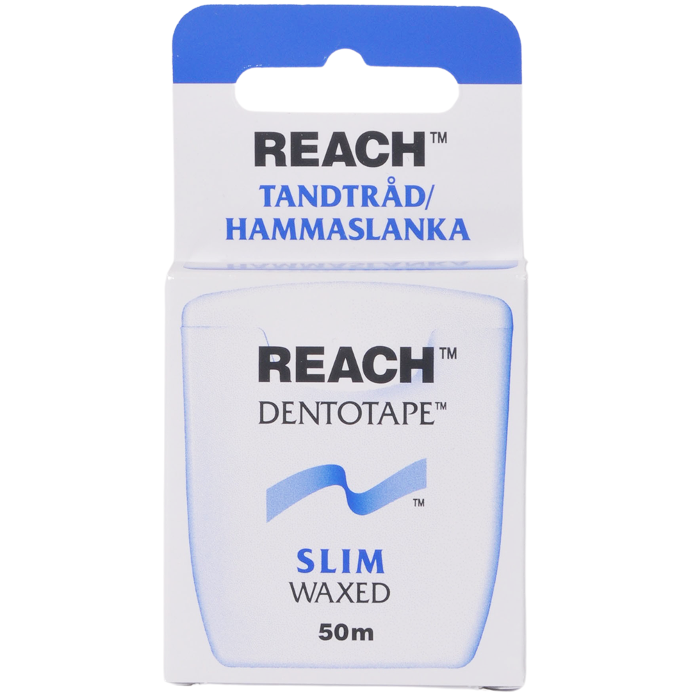Reach Slim Waxed 50 M fra Dentotape