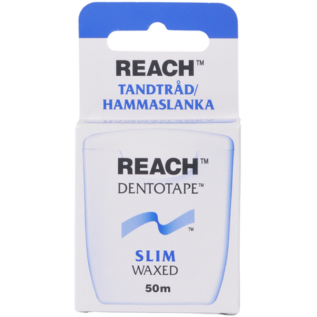 Reach Slim Waxed 50 M fra Dentotape