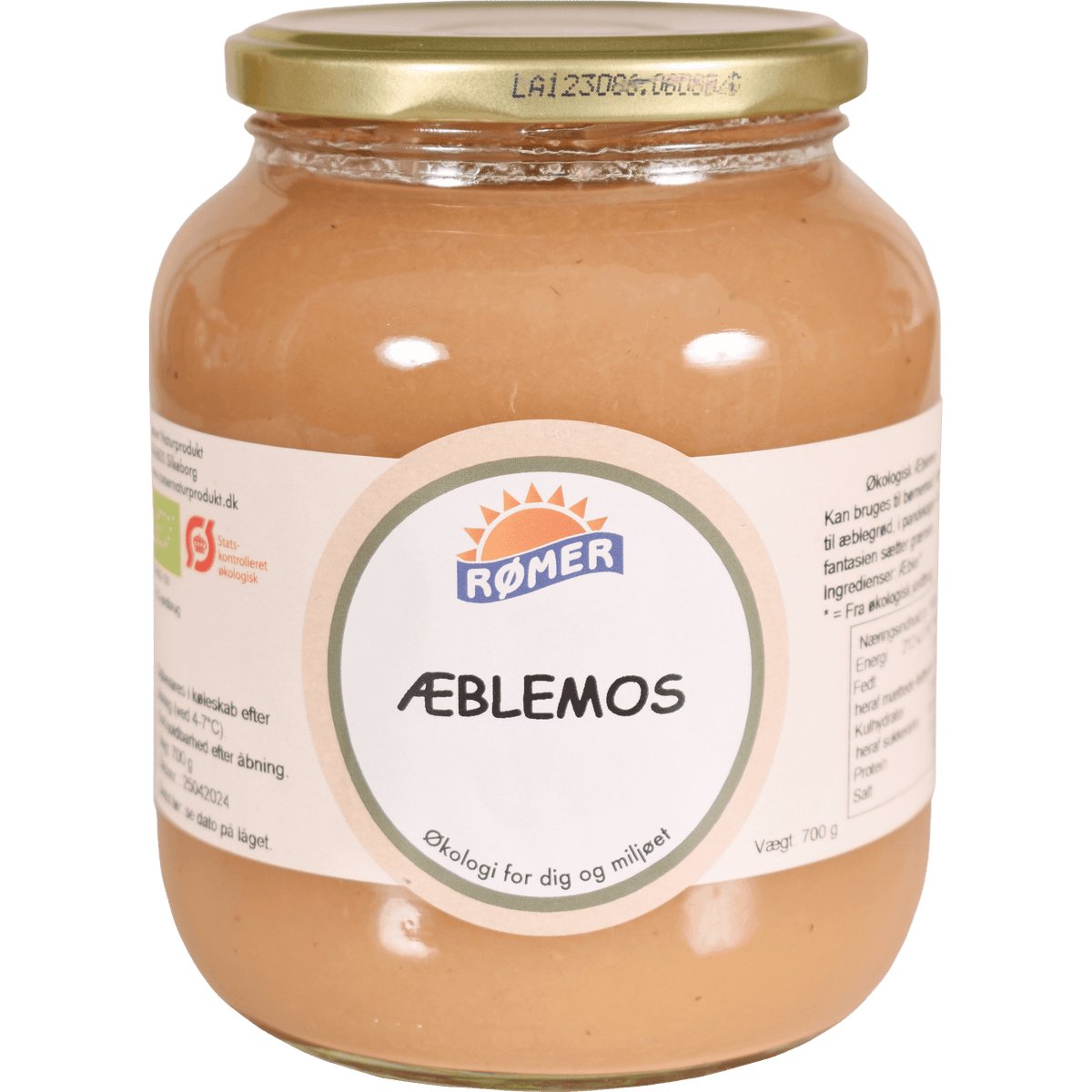 Rømer Eplemos Økologisk | 700 g fra Rømer