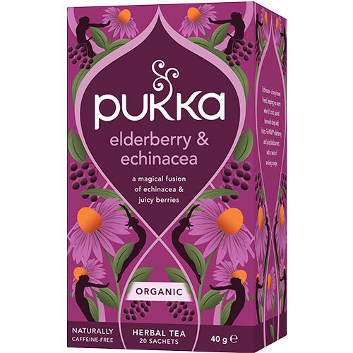 Elderberry og Echinacea Te fra Pukka