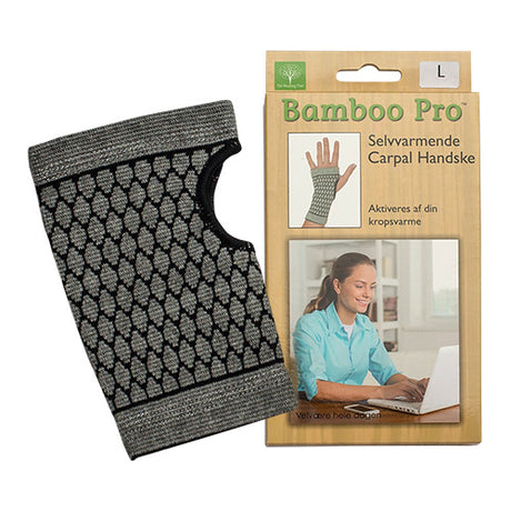 Bamboo Pro Carpal Handske | Str. L fra Bamboo Pro