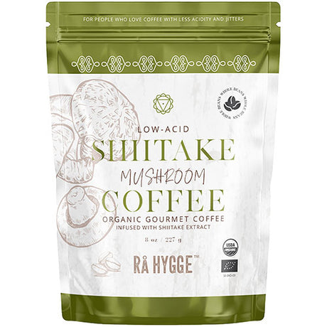 Kaffe m. Shiitake sopp-ekstrakt - hele bønner Øko fra Rå Hygge