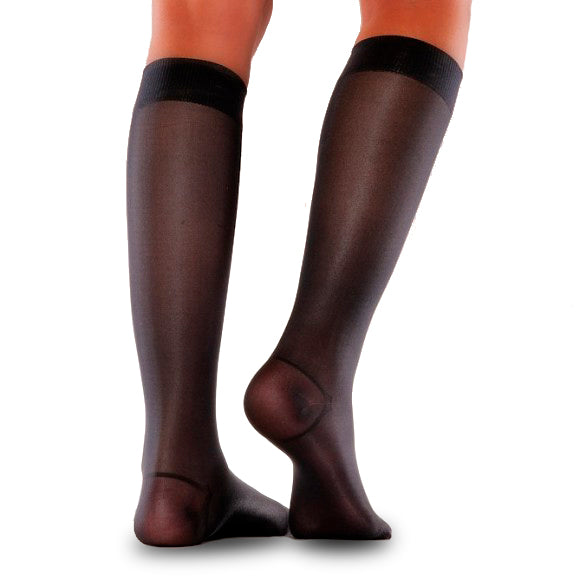 Nylon Kne Kompresjonsstrømpe - Sort fra Mabs