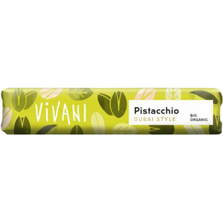 Vivani Mælkechokolade - Pistacie Dubai Style Ø | 40 gr fra Vivani
