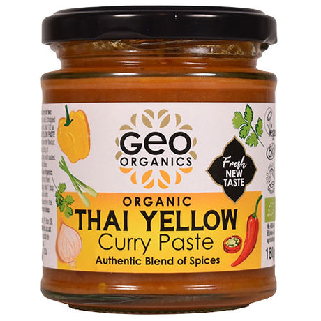 Karry Paste Gul Thai Glutenfri Ø fra Geo ORGANIC