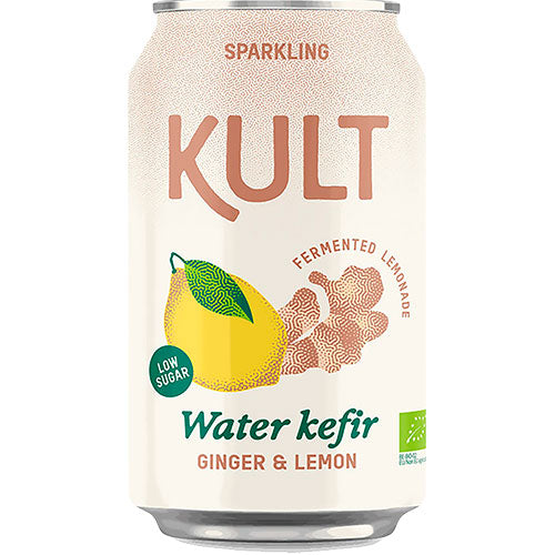 KULT Vannkefir 33 cl | Ingefær & Sitron fra KULT