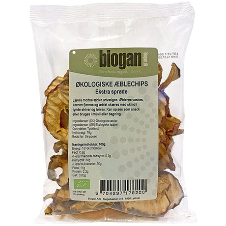 Eplechips Øko fra Biogan