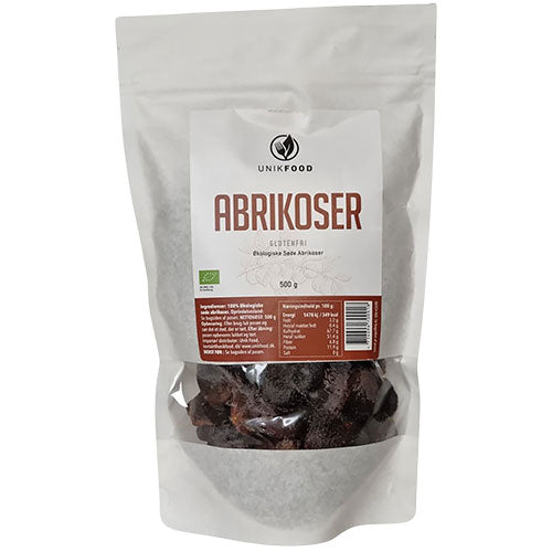 Unikfood Abrikoser Ø | 500 gr fra Unikfood