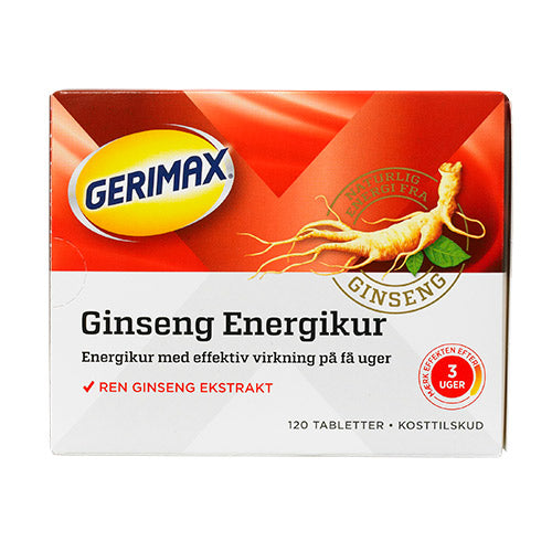 Rød Ginseng Energikur fra Gerimax