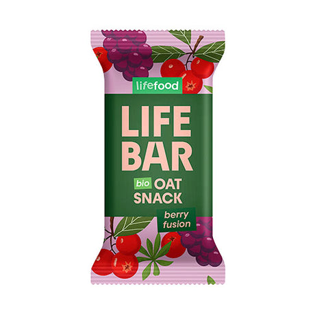 Glutenfri Havrebar Berry Fusion Øko fra Lifefood